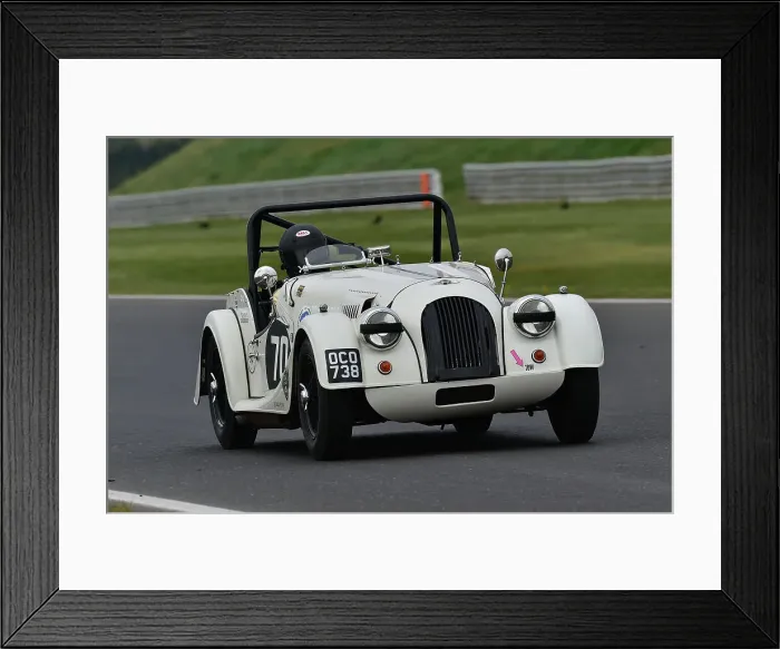 Framed Print : CM33 0044 Alan House, Morgan Plus 4 Framed Print : CM33 0044 Alan House, Morgan Plus 4