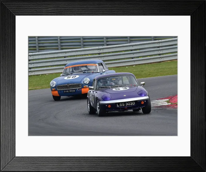 Framed Print : CM33 0715 Adrian Gilbert, Lotus Elan S3, Chris Thompson, MG B Framed Print : CM33 0715 Adrian Gilbert, Lotus Elan S3, Chris Thompson, MG B