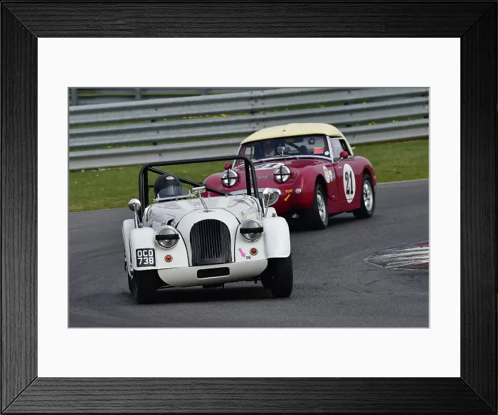 Framed Print : CM33 0721 Alan House, Morgan Plus 4, Peter Chappell, Austin Healey Sprite Mk1 Framed Print : CM33 0721 Alan House, Morgan Plus 4, Peter Chappell, Austin Healey Sprite Mk1