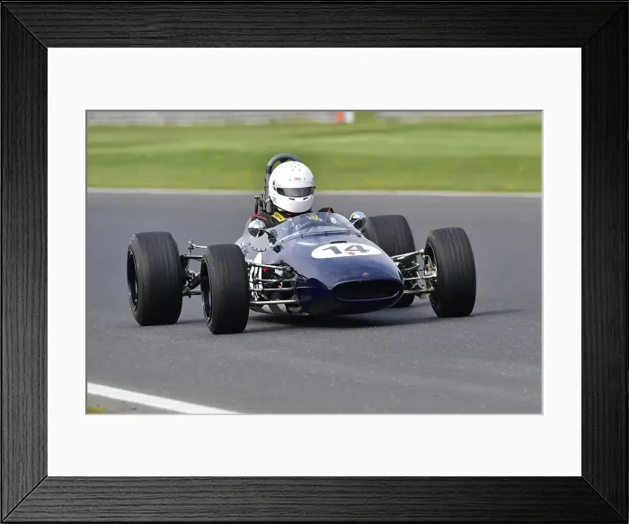 Framed Print : CM33 0064 Simon Etherington, Brabham BT15 Framed Print : CM33 0064 Simon Etherington, Brabham BT15
