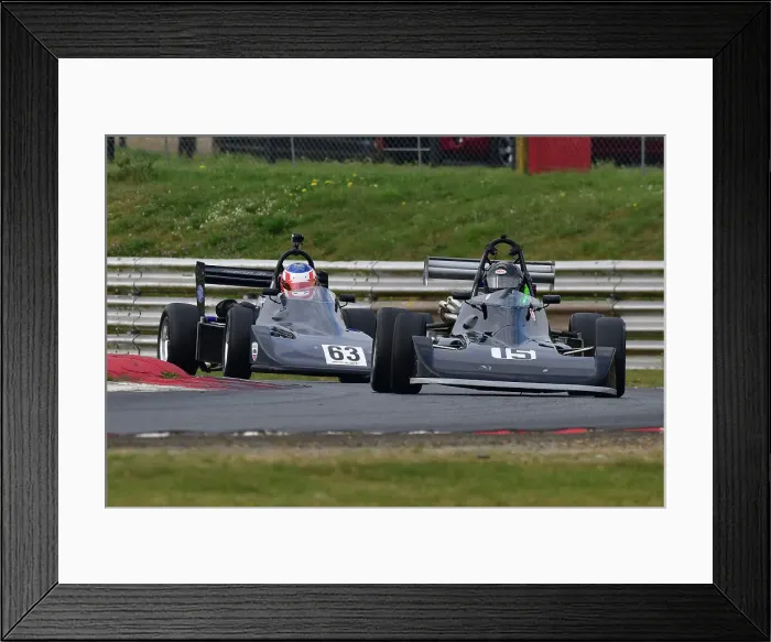 Framed Print : CJ10 8460 Anthony Thompson, Reynard SF79, Ollie Roberts, Reynard SF79