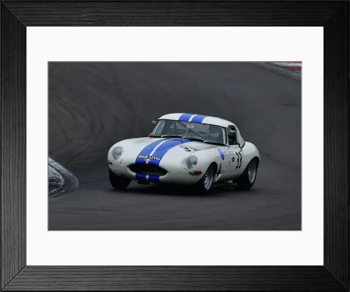 Framed Print : CJ10 9255 Daniel Reinhardt, Dominique Reinhardt, Jaguar E-Type semi-lightweight Framed Print : CJ10 9255 Daniel Reinhardt, Dominique Reinhardt, Jaguar E-Type semi-lightweight