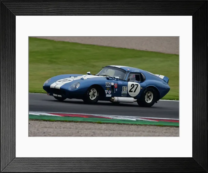 Framed Print : CJ10 9293 Roy Alderslade, Andrew Jordan, Shelby Daytona Cobra Coupe