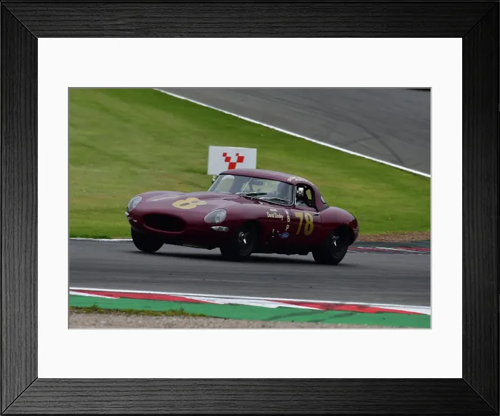 Framed Print : CJ10 9303 Rupert Clevely, Jack Tetley, Nick Maton, Jaguar E-Type