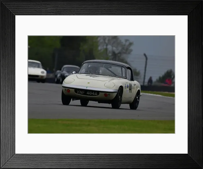 Framed Print : CJ10 9337 Robert Barrie, Steve Monk, Lotus Elan S1