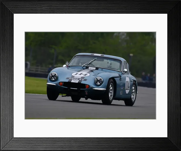Framed Print : CJ10 9356 Guy Grant, Mark Hales, TVR Grantura