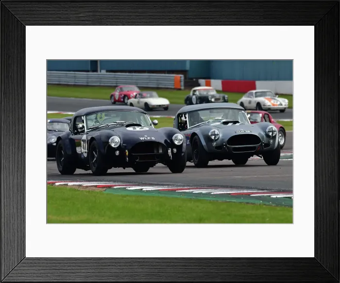 Framed Print : CJ10 9759 Richard Cook, James Cottingham, James Baker, Shelby Cobra, Patrick Blakeney-Edwards, Frederic Wakeman