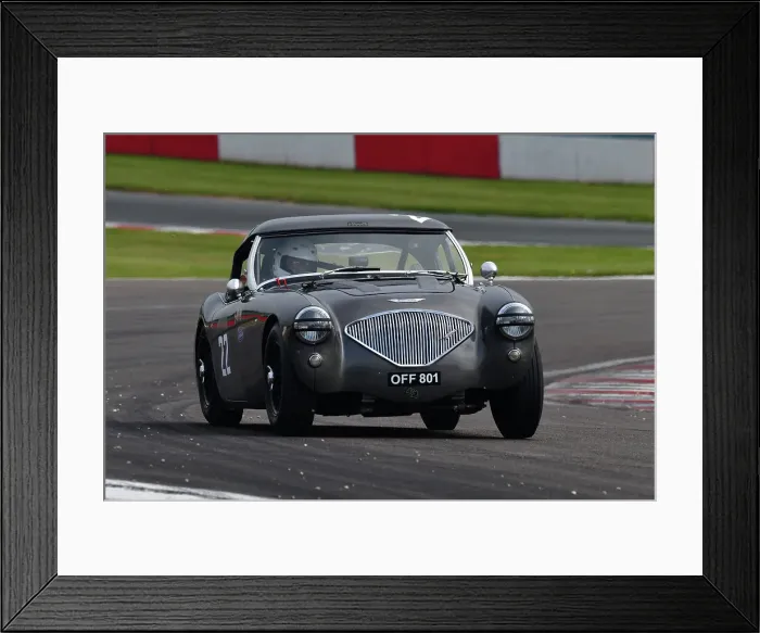 Framed Print : CJ10 9844 Sarah Bennett-Baggs, Mike Thorne, Austin Healey 100M Framed Print : CJ10 9844 Sarah Bennett-Baggs, Mike Thorne, Austin Healey 100M