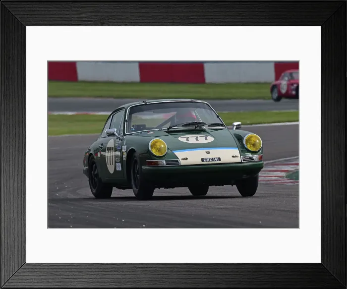 Framed Print : CJ10 9861 Guy Ziser, Richard Tuthill, Porsche 911