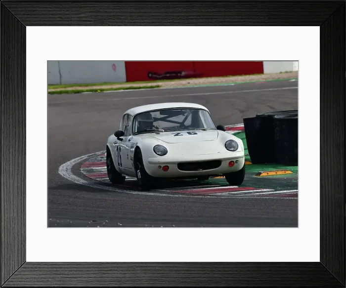 Framed Print : CJ10 9976 Chris Fox, Nick Pink, Lotus Elan 26R Framed Print : CJ10 9976 Chris Fox, Nick Pink, Lotus Elan 26R