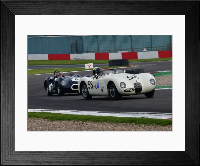 Framed Print : CJ10 9193 Hans Martin Schneeberger, Jaguar C-Type, Tony Wood, Lister Knobbly Framed Print : CJ10 9193 Hans Martin Schneeberger, Jaguar C-Type, Tony Wood, Lister Knobbly
