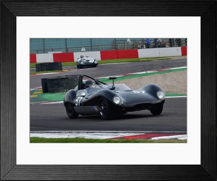 Framed Print : CJ10 9198 Ben Adams, Lola Mk 1 Framed Print : CJ10 9198 Ben Adams, Lola Mk 1