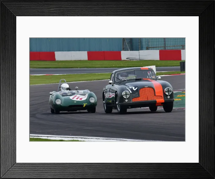 Framed Print : CJ10 9200 Peter Baker, Aston Martin DB2, Ian Dalglish, Lotus 17 Framed Print : CJ10 9200 Peter Baker, Aston Martin DB2, Ian Dalglish, Lotus 17