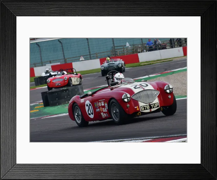 Framed Print : CJ10 9208 Jonathan Abecassis, Austin Healey 100-4 Framed Print : CJ10 9208 Jonathan Abecassis, Austin Healey 100-4