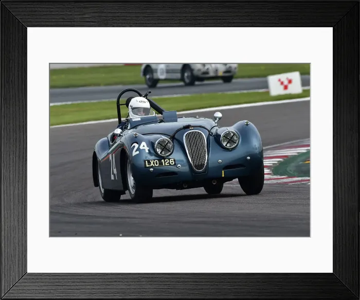 Framed Print : CM33 1706 Thomas Ward, Jaguar XK120 Ecurie Ecosse Framed Print : CM33 1706 Thomas Ward, Jaguar XK120 Ecurie Ecosse