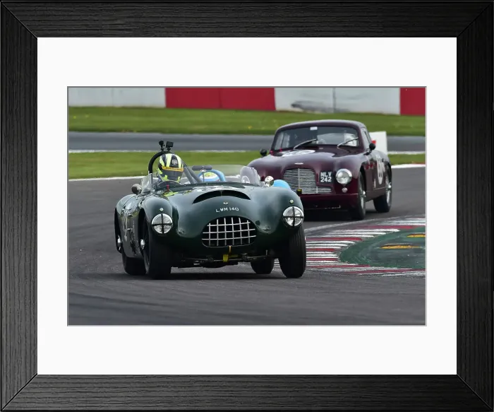 Framed Print : CM33 1773 Joseph Willmott, Jack Willmott, Jaguar XK140 Gomm Special