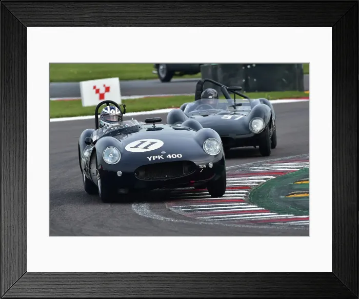 Framed Print : CM33 1802 Frederic Wakeman, Patrick Blakeney-Edwards, Cooper T38, Ben Adams, Lola Mk 1 Framed Print : CM33 1802 Frederic Wakeman, Patrick Blakeney-Edwards, Cooper T38, Ben Adams, Lola Mk 1