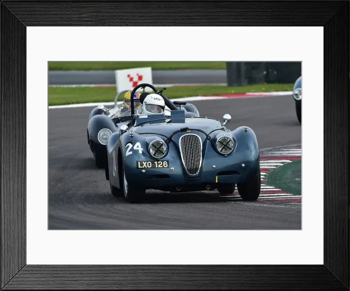 Framed Print : CM33 1804 Thomas Ward, Jaguar XK120 Ecurie Ecosse Framed Print : CM33 1804 Thomas Ward, Jaguar XK120 Ecurie Ecosse