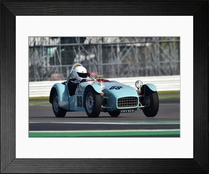 Framed Print : CM33 2481 Jamie Mason, Lotus 7