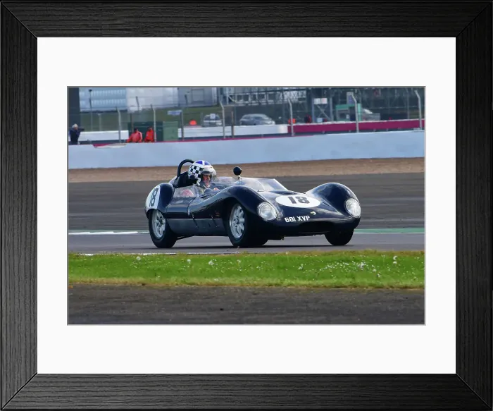 Framed Print : CJ11 0142 John Chisholm, Lola Mk1 Framed Print : CJ11 0142 John Chisholm, Lola Mk1