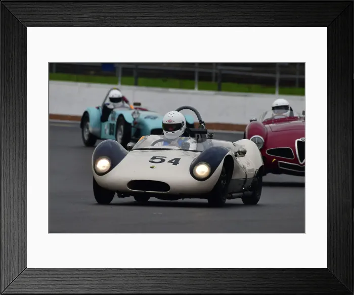 Framed Print : CJ11 0717 Tim Reid, Lola Mk1 Framed Print : CJ11 0717 Tim Reid, Lola Mk1