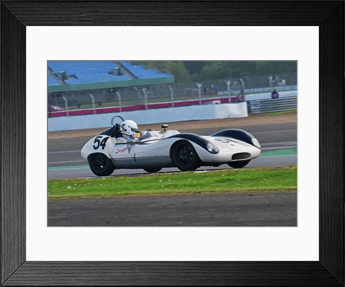 Framed Print : CJ11 0139 Tim Reid, Lola Mk1 Framed Print : CJ11 0139 Tim Reid, Lola Mk1