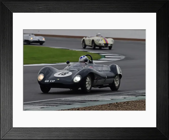 Framed Print : CJ11 0745 John Chisholm, Lola Mk1 Framed Print : CJ11 0745 John Chisholm, Lola Mk1