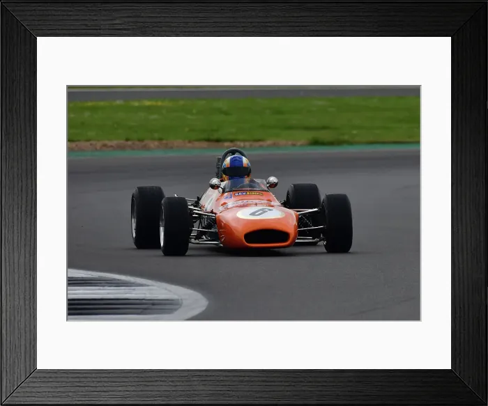 Framed Print : CJ11 0493 Leif Bosson, Brabham BT28 Framed Print : CJ11 0493 Leif Bosson, Brabham BT28
