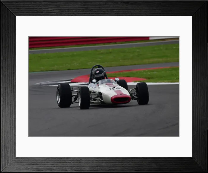 Framed Print : CJ11 0495 Martin Whitlock, Brabham BT21 Framed Print : CJ11 0495 Martin Whitlock, Brabham BT21