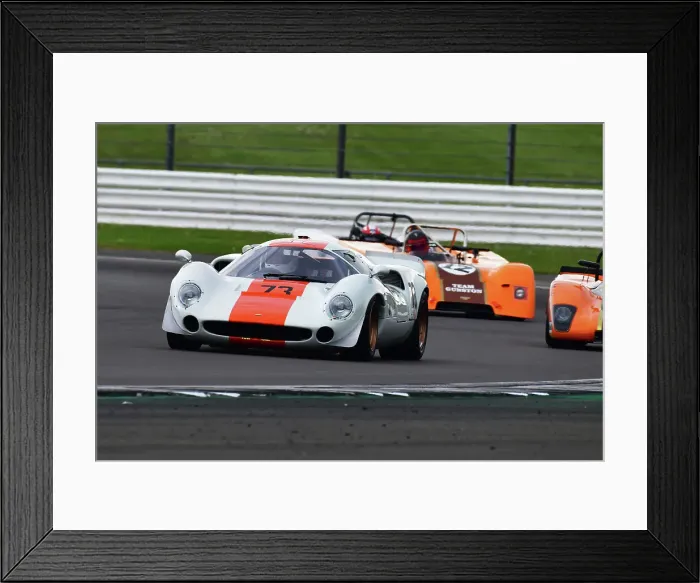 Framed Print : CJ11 0334 Nick Sleep, Lola T70 MK3, Jamie Thwaites, Chevron B19 Framed Print : CJ11 0334 Nick Sleep, Lola T70 MK3, Jamie Thwaites, Chevron B19