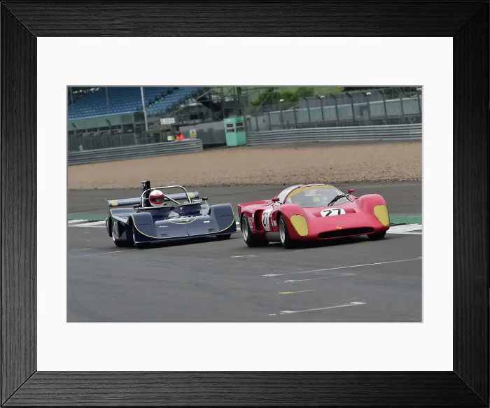 Framed Print : CM33 2607 John Sheldon, Chevron B16, Paul Cope, March 75S