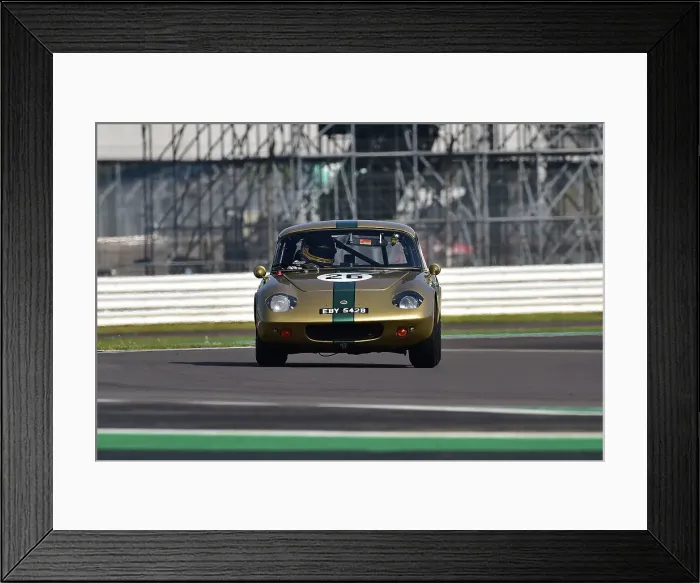 Framed Print : CM33 2486 John Davison, Lotus Elan 26R