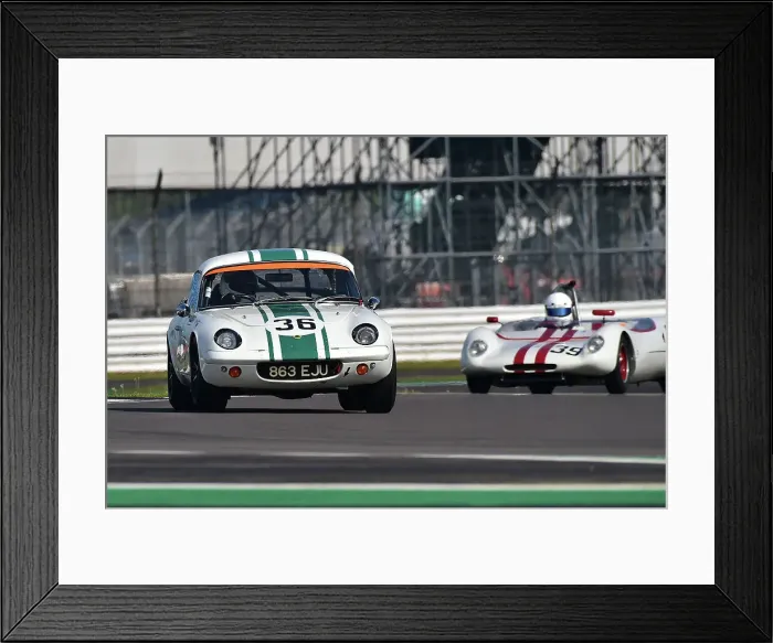 Framed Print : CM33 2490 Andrew Garside, Lotus Elan GTS