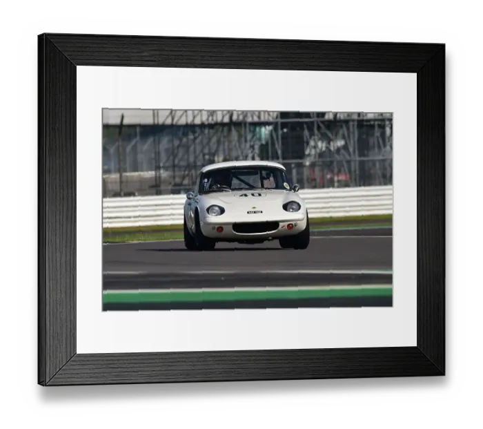Framed Print : CM33 2496 Martin Rumble, Gregg Rumble, Lotus Elan