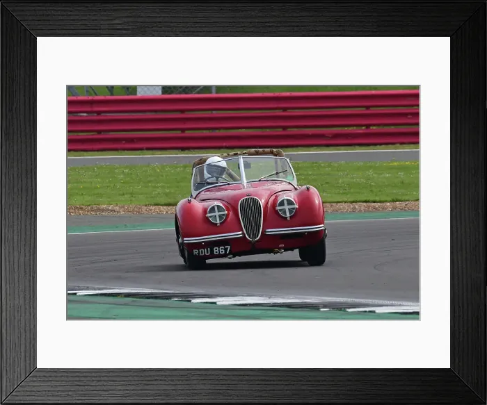 Framed Print : CJ11 0189 Geoff Ottley, Jaguar XK120 Framed Print : CJ11 0189 Geoff Ottley, Jaguar XK120