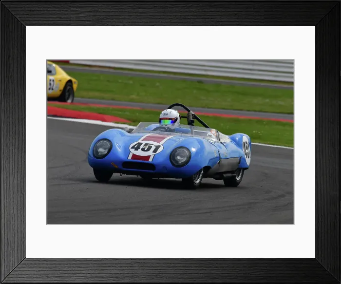 Framed Print : CJ11 0194 Dafydd Richards, Lotus 11 Framed Print : CJ11 0194 Dafydd Richards, Lotus 11