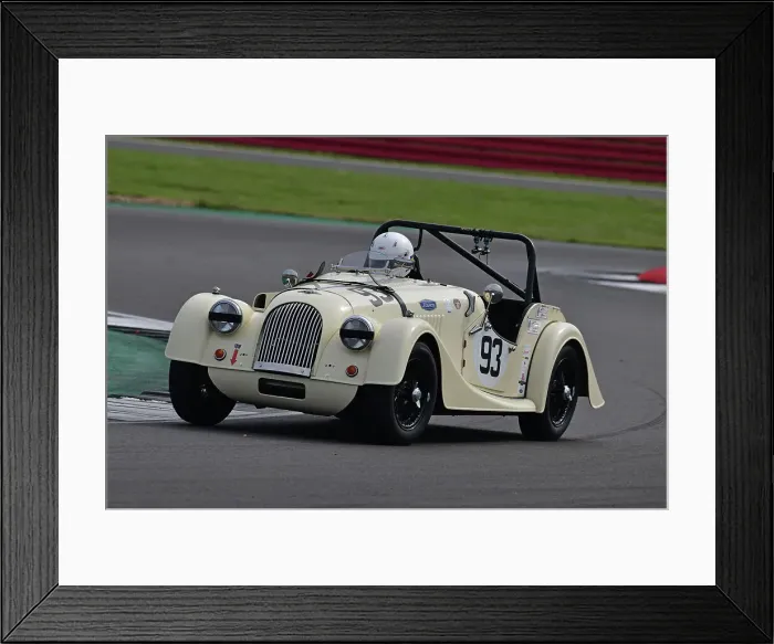 Framed Print : CJ11 0199 David Wenman, Morgan Plus 4 Framed Print : CJ11 0199 David Wenman, Morgan Plus 4