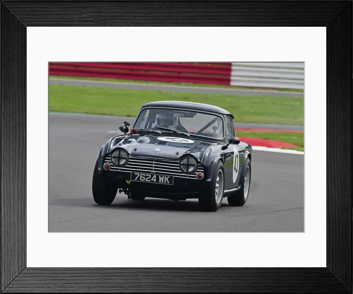 Framed Print : CJ11 0203 Alex Hurst, Triumph TR4 Framed Print : CJ11 0203 Alex Hurst, Triumph TR4