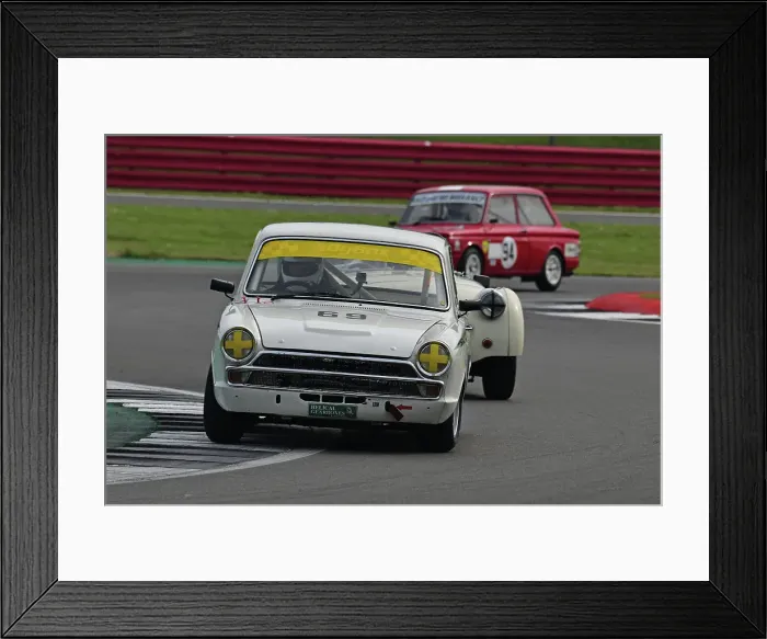 Framed Print : CJ11 0207 Bob Bullen, Ford Lotus Cortina Framed Print : CJ11 0207 Bob Bullen, Ford Lotus Cortina