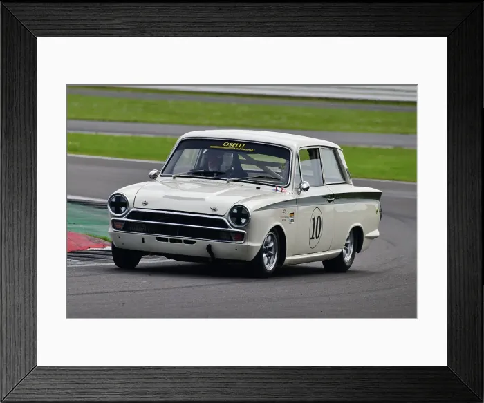 Framed Print : CJ11 0235 David Eales, Ford Lotus Cortina Framed Print : CJ11 0235 David Eales, Ford Lotus Cortina