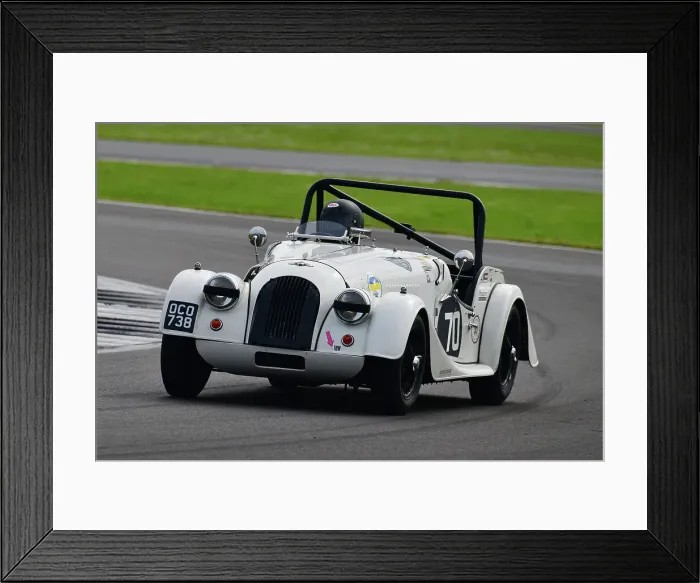 Framed Print : CJ11 0247 Alan House, Morgan Plus 4 Framed Print : CJ11 0247 Alan House, Morgan Plus 4