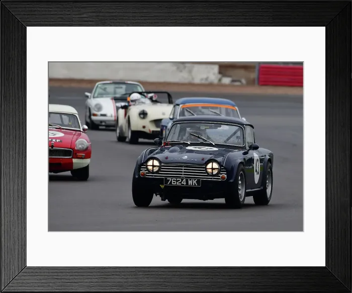 Framed Print : CJ11 0965 Alex Hurst, Triumph TR4 Framed Print : CJ11 0965 Alex Hurst, Triumph TR4