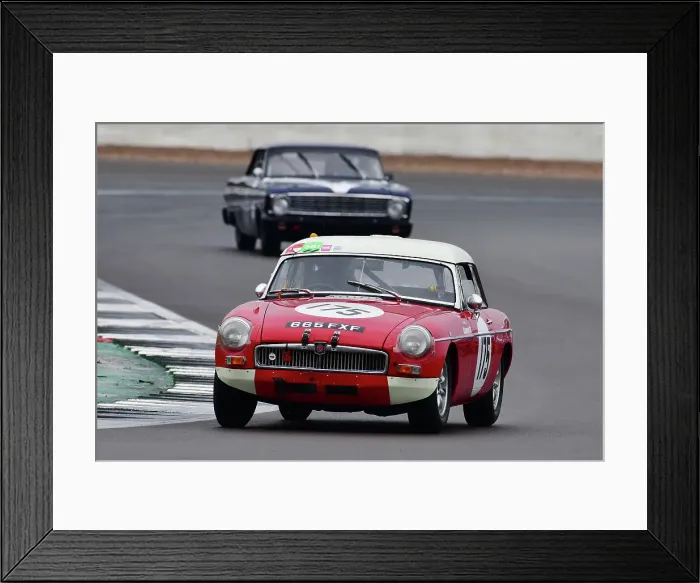 Framed Print : CJ11 0966 Noel Leonard, MG B Framed Print : CJ11 0966 Noel Leonard, MG B
