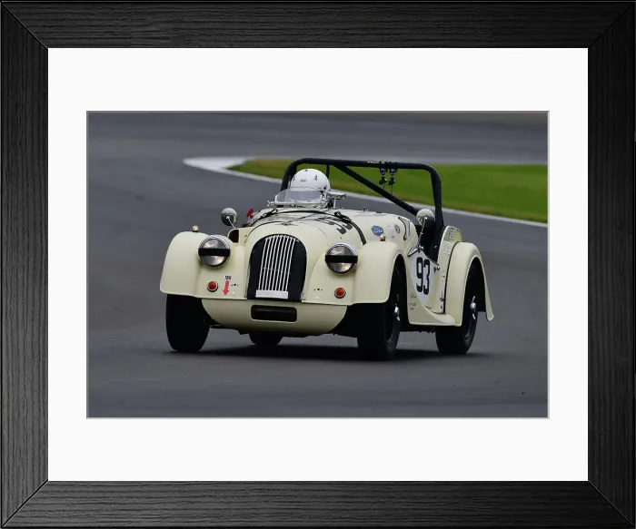Framed Print : CJ11 0979 David Wenman, Morgan Plus 4 Framed Print : CJ11 0979 David Wenman, Morgan Plus 4