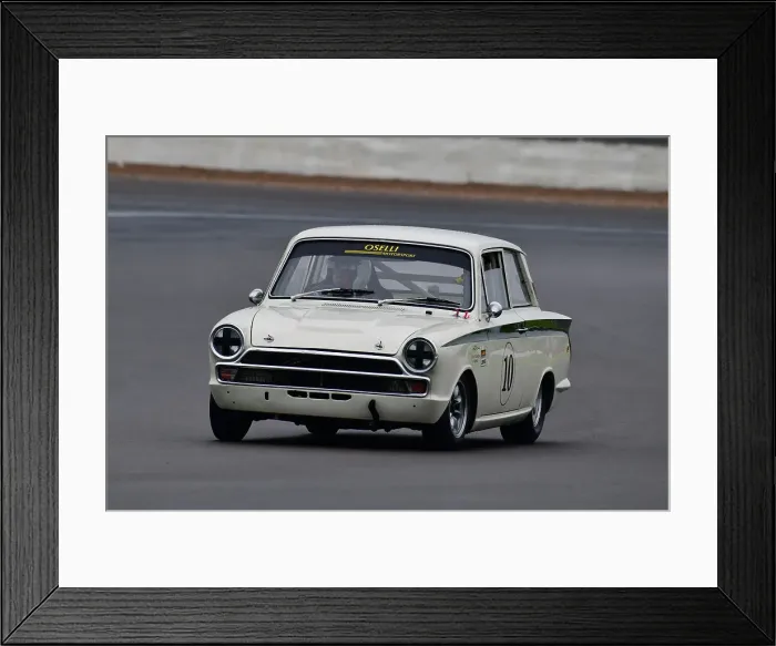 Framed Print : CJ11 1015 David Eales, Ford Lotus Cortina Framed Print : CJ11 1015 David Eales, Ford Lotus Cortina