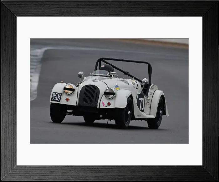 Framed Print : CJ11 1017 Alan House, Morgan Plus 4 Framed Print : CJ11 1017 Alan House, Morgan Plus 4