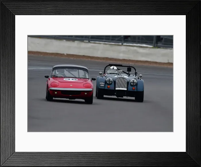 Framed Print : CJ11 1023 Frazer Gibney, Lotus Elan S1, Simon King, Morgan Plus 8 Framed Print : CJ11 1023 Frazer Gibney, Lotus Elan S1, Simon King, Morgan Plus 8