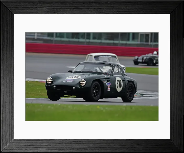 Framed Print : CJ11 1066 Martin Stowe, TVR Grantura Mk3 Framed Print : CJ11 1066 Martin Stowe, TVR Grantura Mk3
