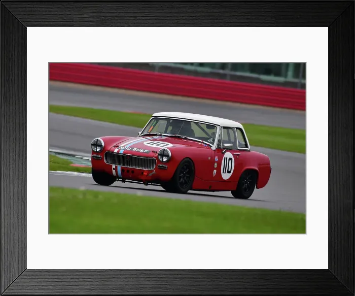 Framed Print : CJ11 1081 Mark Soley, MG Midget