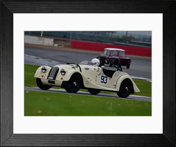 Framed Print : CJ11 1087 David Wenman, Morgan Plus 4 Framed Print : CJ11 1087 David Wenman, Morgan Plus 4